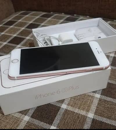 iPhone 6splus pta approved with box my WhatsApp number 03013564719