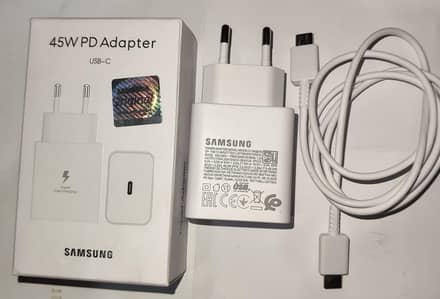 Samsung A56 Used Charger 45W SuperFast Charger Energy Efficient