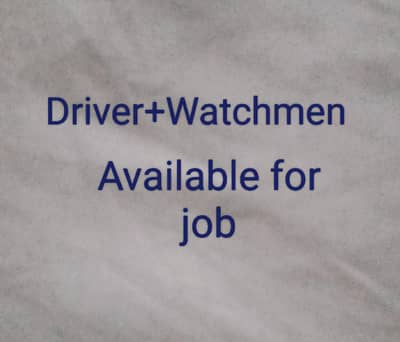 Driver+Watchmen available for job
