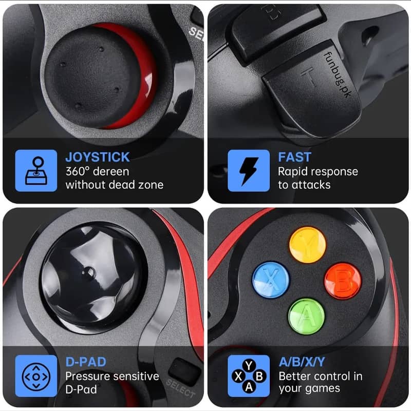 Universal Wireless Bluetooth Controller 5
