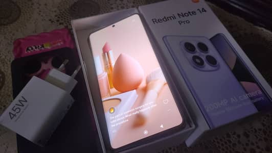 Redmi Note 14 pro 512 GB just box open