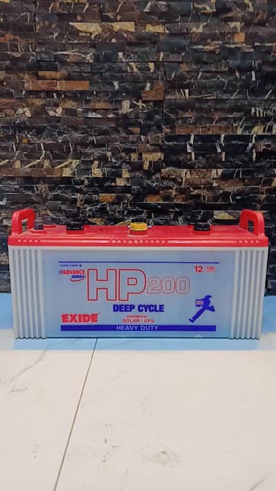 Excide HP 200 water battery with warranty only 3 month use