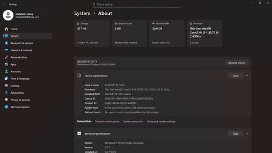 ASUS VivoBook i5 11th Gen | 20GB RAM | 512GB SSD | 2GB NVIDIA GPU