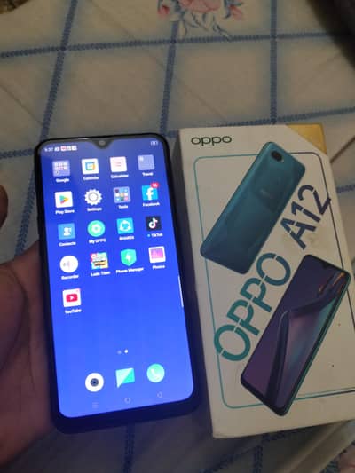 oppo a12 with box