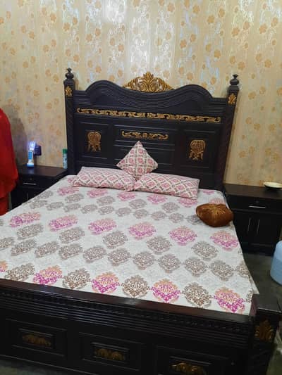 bed set original wood