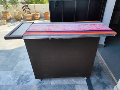 Iron Stand with cabinets