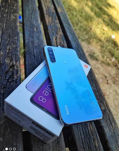 Redmi note 8 4gb 64gb complete box 10/9.9