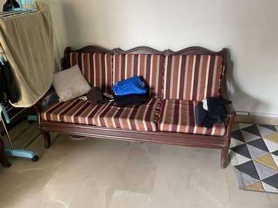 Sofa 5 seater - solid wood