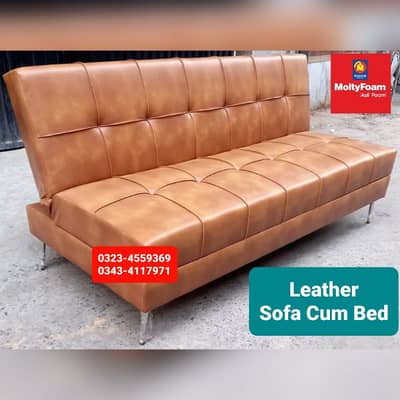Sofa cum bed Molty double bed folding bed /Foam Mattress/Dining Table