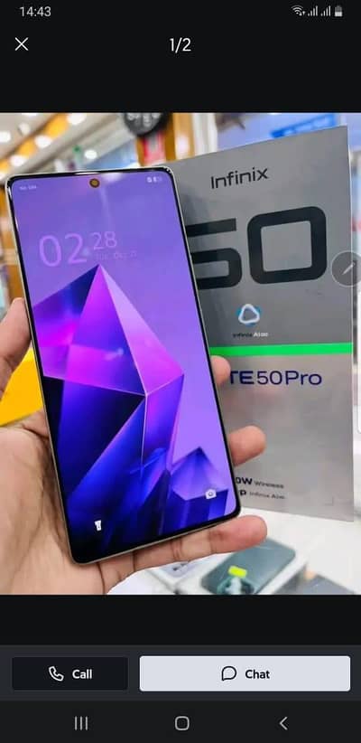 Infinix Not 50pro 12gb Ram 256gb memory 0332/6810/152