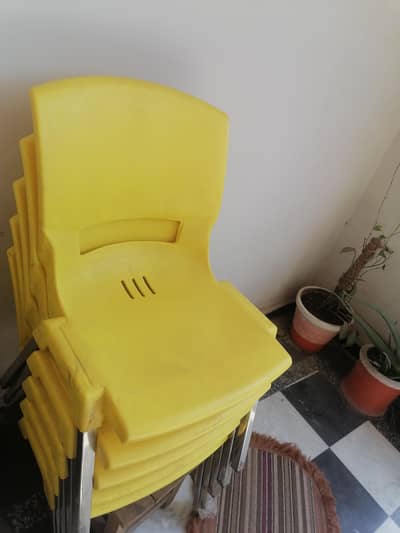 yellow chairs