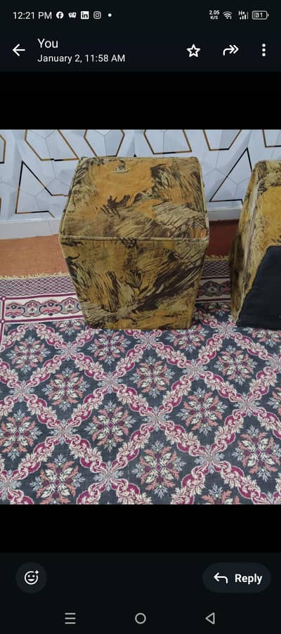 cushions in 100 percent  new condition