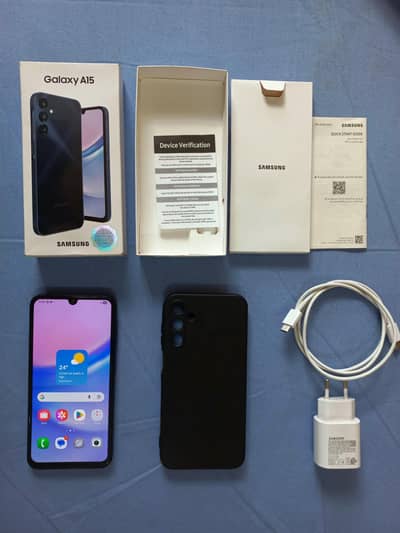 Samsung A15 Complte Box Like new