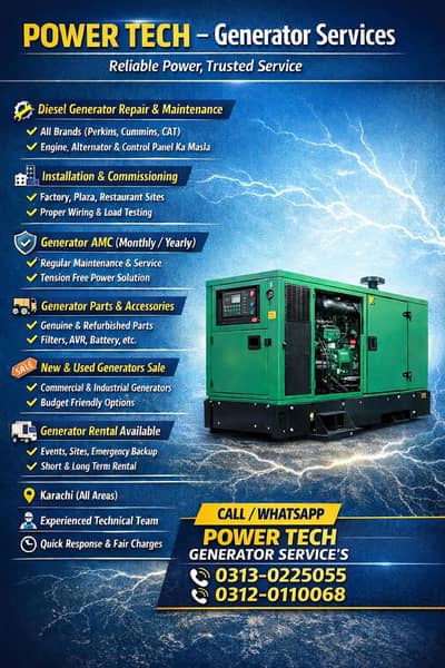 100 kva refurbished Cummins generator