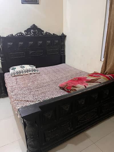 king size chinioti bed two side tables with dressing mirror