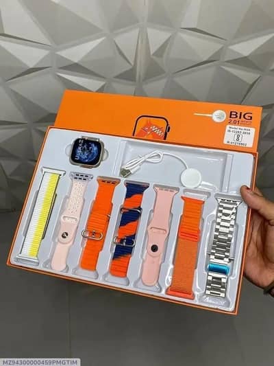 multicolored smartwatch for man