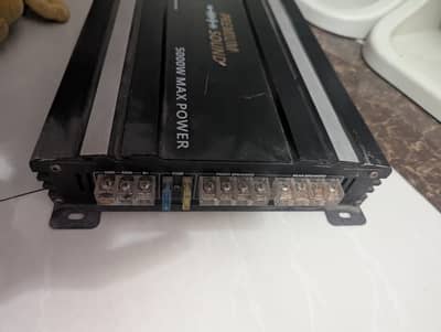 Premium Sound PRE-4600 4 Channel Car Amplifier – 5000W – Powerful Bass