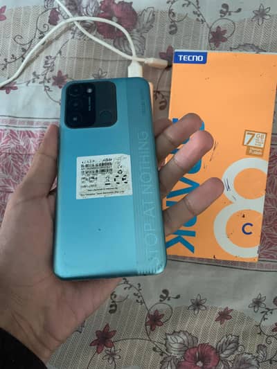 Techno spark 8c new condition pta approved