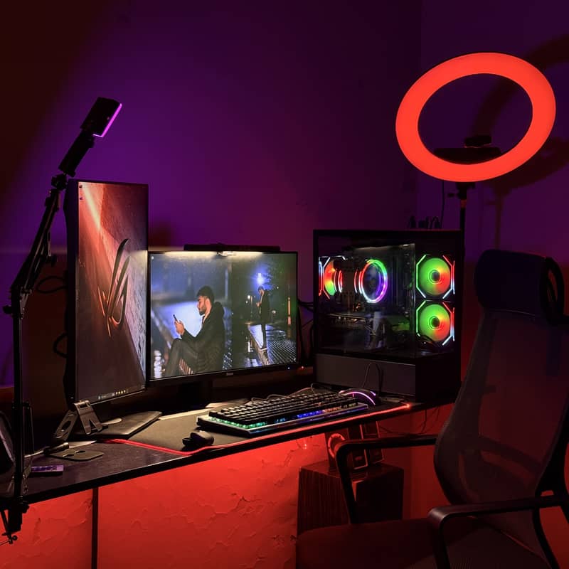 Gaming pc + complete Setup 0