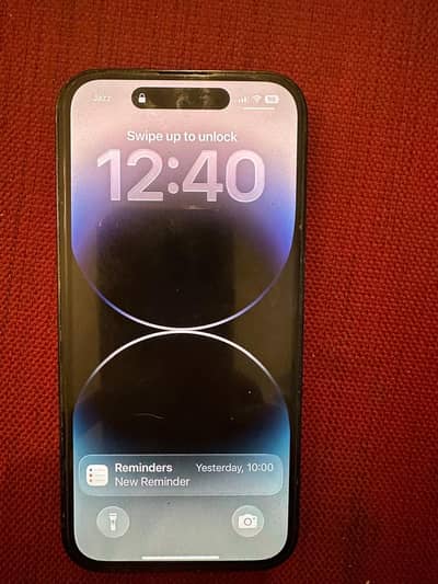 Lady doctor  owned IPhone 14 Pro excellent condition