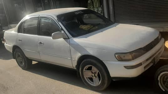 japani corolla 1992 registered  kotta 2000 white  color  auction