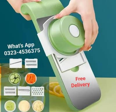 Vegetable Cutter l 5 in 1 l Free Delivery l What's App0323-4536375