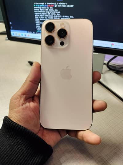 iPhone 16 Pro Max Non PTA Desert Titanium 256GB, 94% Battery