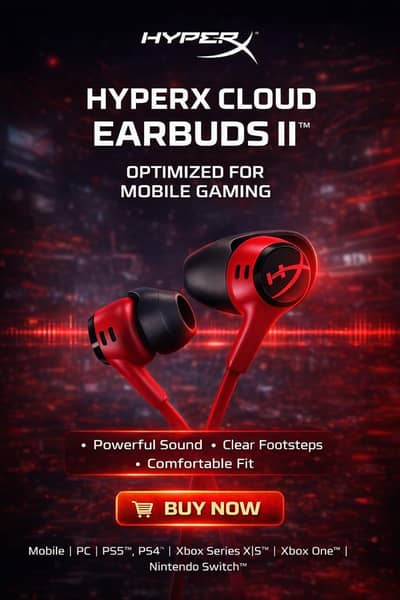HyperX Cloud Earbuds 2