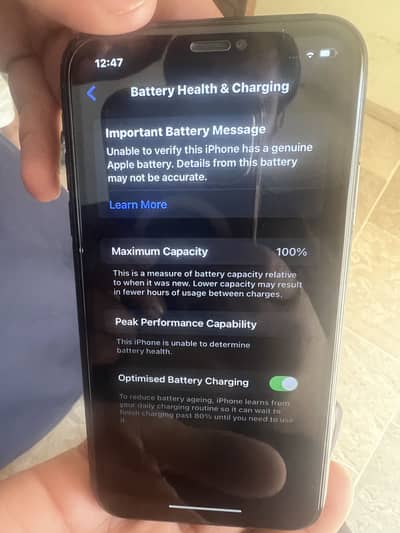 iPhone XR 64 g battery 100 Face ID not working
