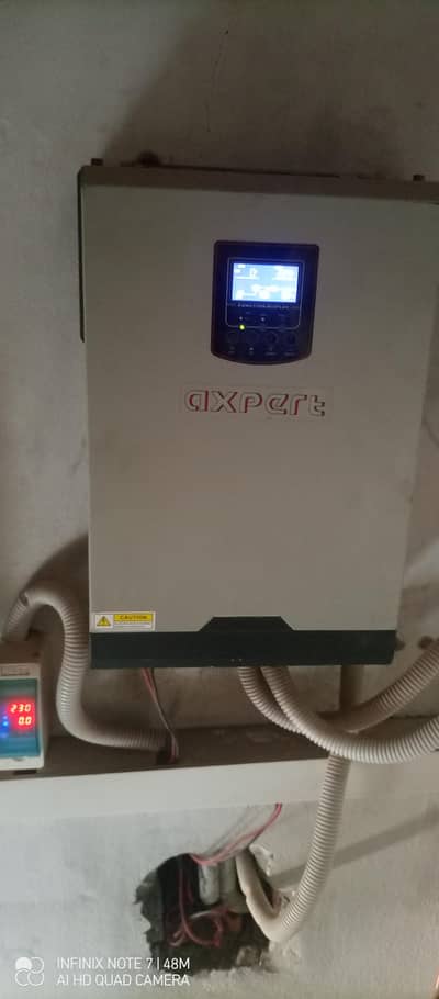 Axpert solar inverter  with solar panels (330w) and battery 2(1800)