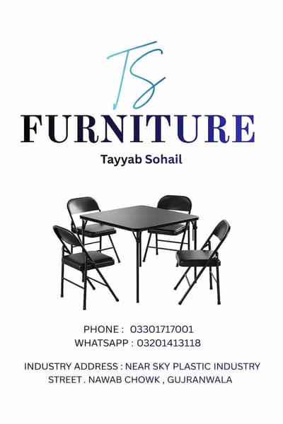 All kinds of chair , table , bench etc