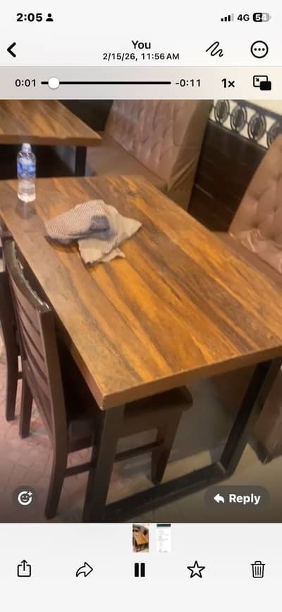 Table size 4.5 by 2.5