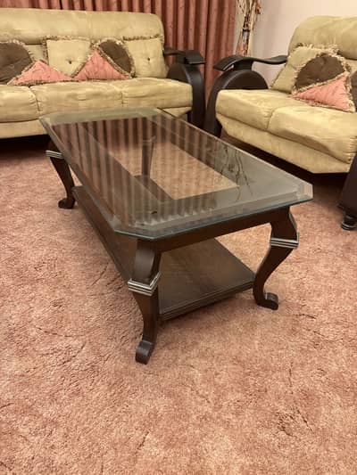 Center table with 2 side table