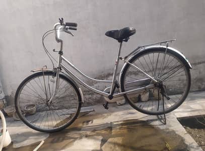 Classic Silver Bicycle – Excellent Condition – For Sale