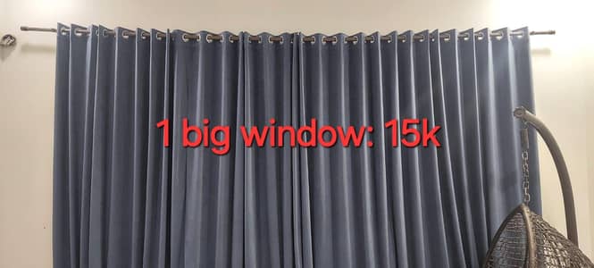 Home Curtains and Railings for Urgent Sale