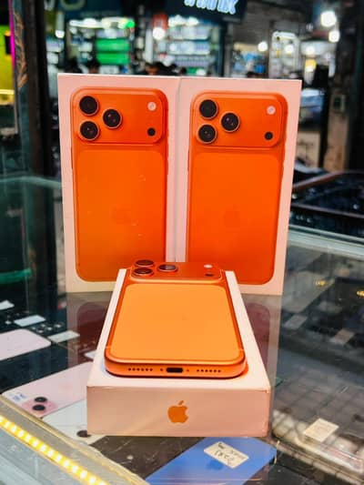 17 PRO MAX non pta  256gb and 512 non pta phy+esim available orge