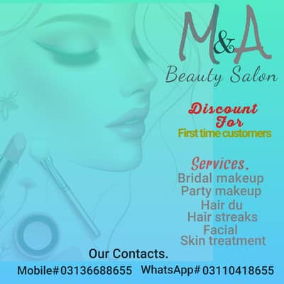 M&A beauty salon and skin treatments. A home salon.