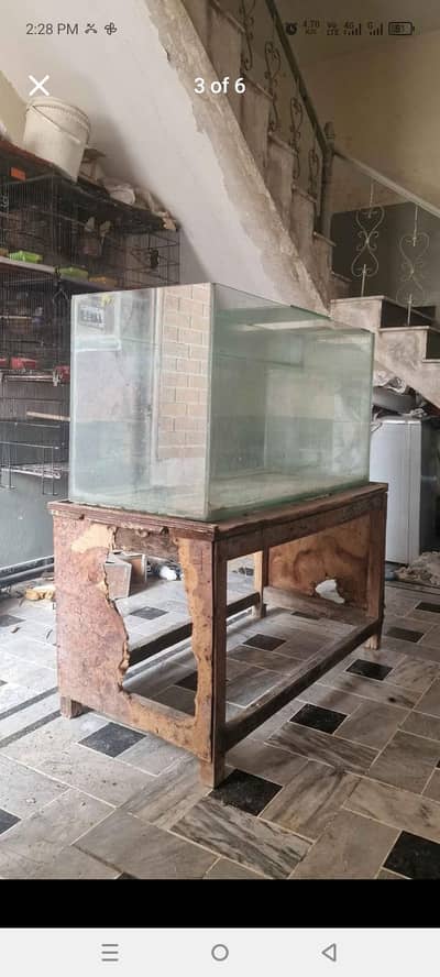 8mm glass aquarium for sale 3x1.5x2