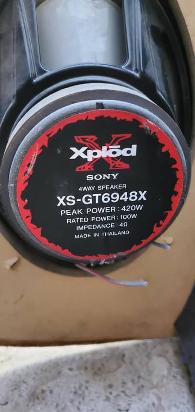 Sony Xplod Speaker and Pioneer Woofer 309 c