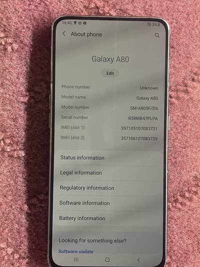 Sumsung A 80