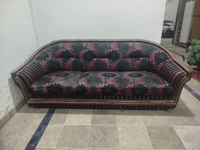wooden sofa set