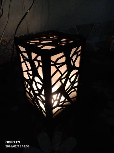wooden lamp