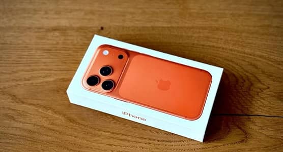 iphone 17 Pro Max 1TB  Box Pack Orange Color