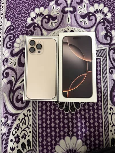 IPHONE 16 PRO MAX NON PTA 3 MONTHS SIM TIME AVAILABLE