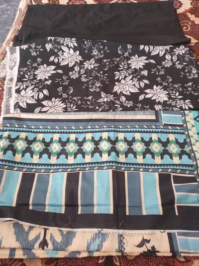 3 pc fabric women's unstitched leiln faisalabad