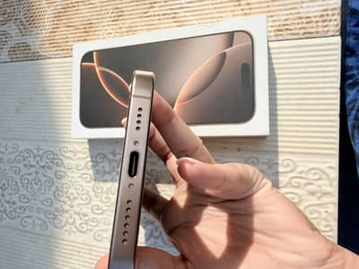 iPhone 16 pro max 256gb desert titanium 10/10(Just like Brand New)