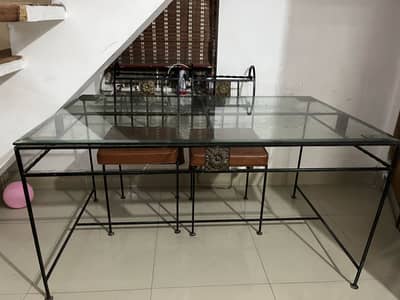 Rot Iron Dining table