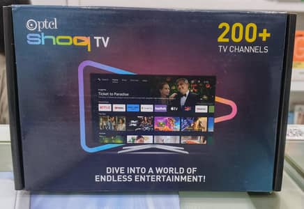 PTCL SHOQ ANDROID TV BOX ORIGINAL