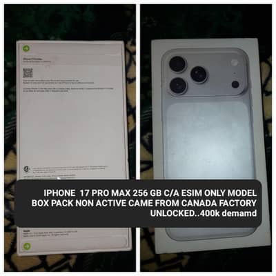 Iphone 17 pro max Pinpack