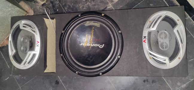 Pioneer Sub woofer with pioneer original speaker for sell